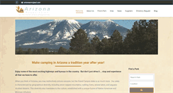 Desktop Screenshot of gocampinginarizona.com